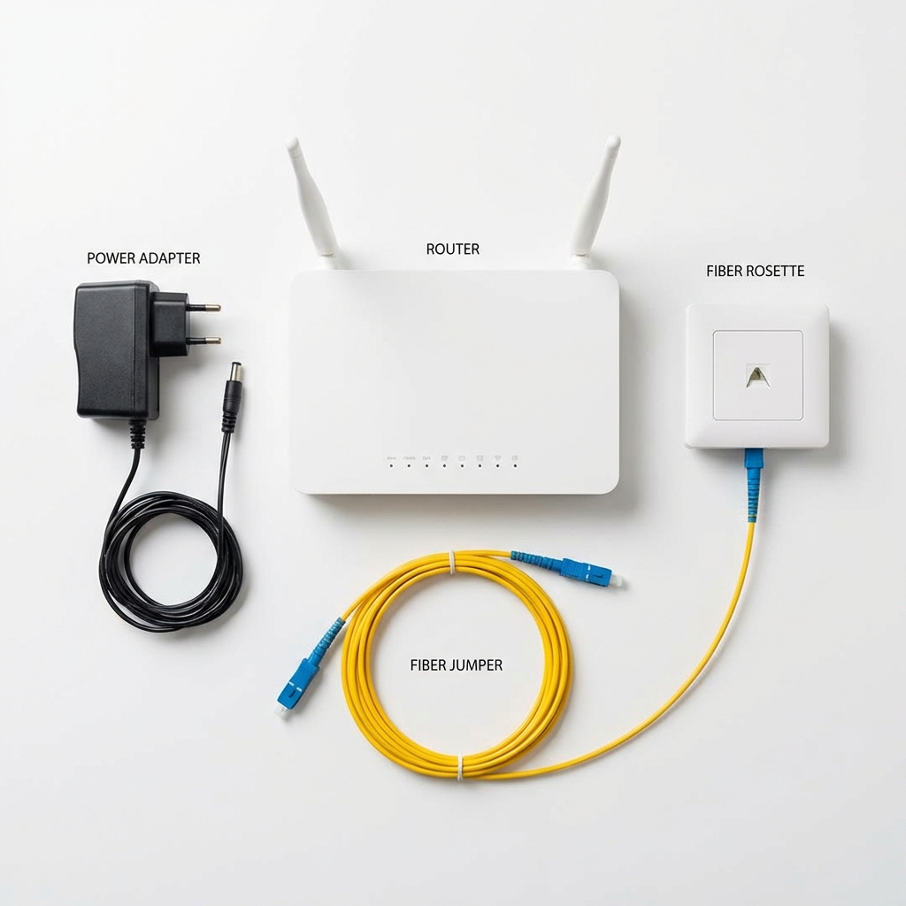 Componentes Instalación Fibra